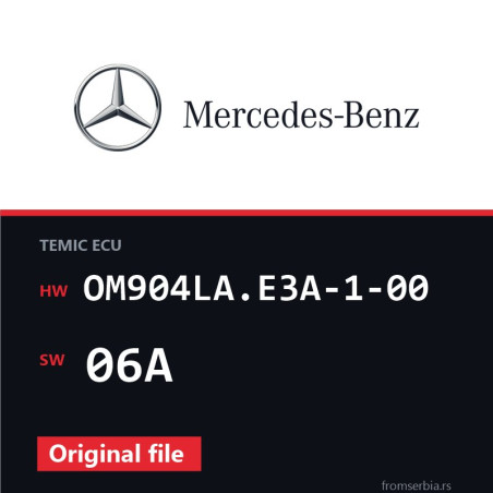 Mercedes-Benz Actros OM904LA.E3A-1-00 06A original ECU file