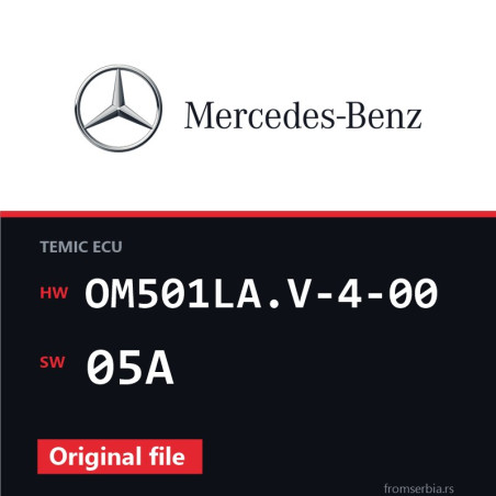 Mercedes-Benz Actros OM501LA.V-4-00 05A original ECU file