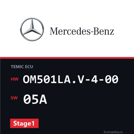 Mercedes-Benz Actros OM501LA.V-4-00 05A Stage1 tuning file