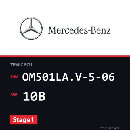 Mercedes-Benz Actros OM501LA.V-5-06 10B Stage1 tuning file