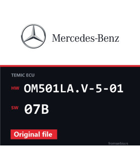 Mercedes-Benz Actros OM501LA.V-5-01 07B original ECU file