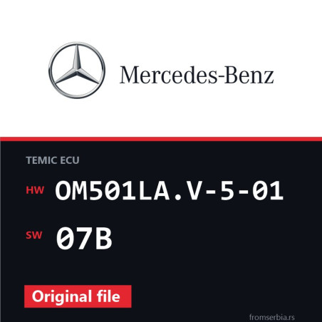Mercedes-Benz Actros OM501LA.V-5-01 07B original ECU file