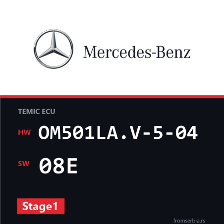 Mercedes-Benz Actros OM501LA.V-5-04 08E Stage1 tuning file