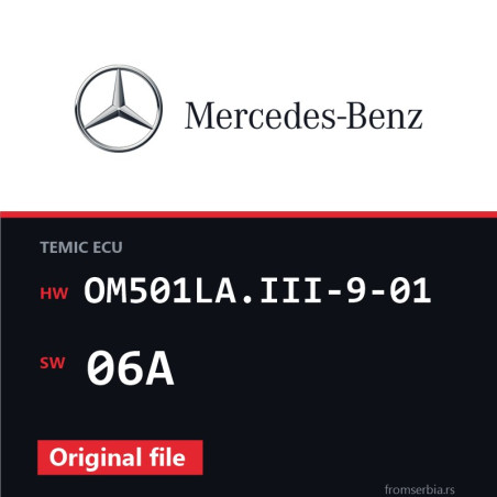 Mercedes-Benz Actros OM501LA.III-9-01 06A original ECU file