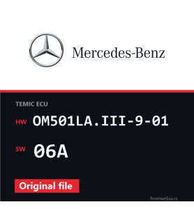 Mercedes-Benz Actros OM501LA.III-9-01 06A original ECU file