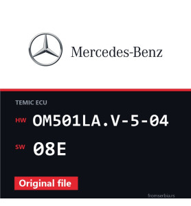 Mercedes-Benz Actros OM501LA.V-5-04 08E original ECU file