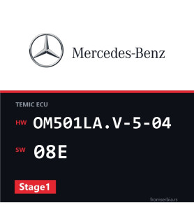Mercedes-Benz Actros OM501LA.V-5-04 08E Stage1 tuning file