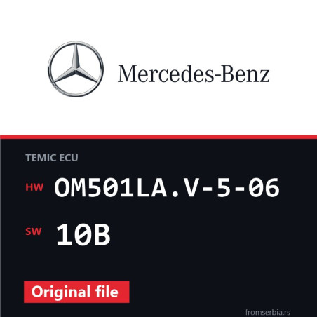 Mercedes-Benz Actros OM501LA.V-5-06 10B original ECU file