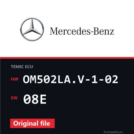 Mercedes-Benz Actros OM502LA.V-1-02 08E original ECU file
