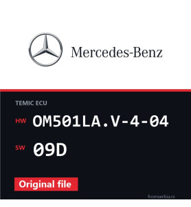 Mercedes-Benz Actros OM501LA.V-4-04 09D original ECU file