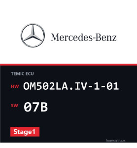Mercedes-Benz Actros OM502LA.IV-1-01 07B Stage1 tuning file