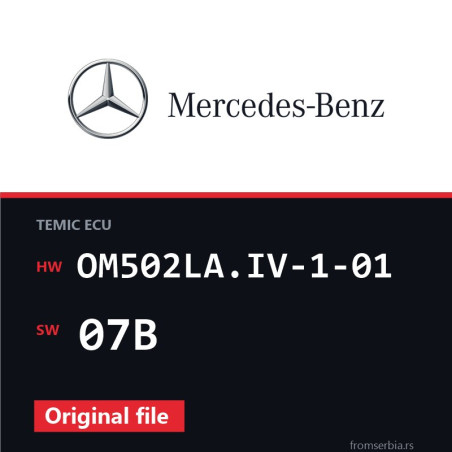 Mercedes-Benz Actros OM502LA.IV-1-01 07B Stage1 tuning file