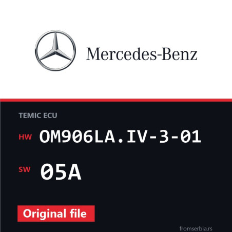 Mercedes-Benz Atego OM906LA.IV-3-01 05A original ECU file
