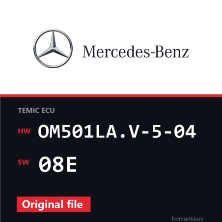 Mercedes-Benz Axor OM501LA.V-5-04 08E Stage1 tuning file