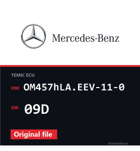 Mercedes-Benz Citaro OM457hLA.EEV-11-0 09D original ECU file