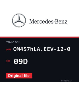 Mercedes-Benz Citaro OM457hLA.EEV-12-0 09D original ECU file