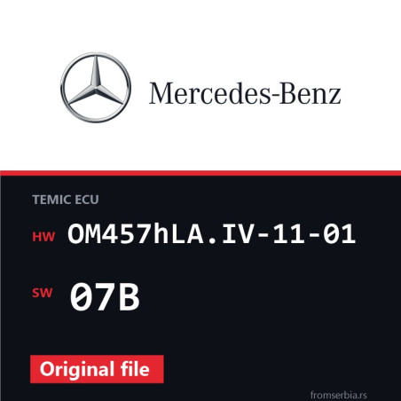 Mercedes-Benz Citaro OM457hLA.IV-11-01 07B original ECU file