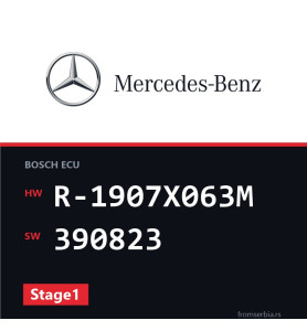 Mercedes-Benz CLS R-1907X063M 390823 Stage1 tuning file