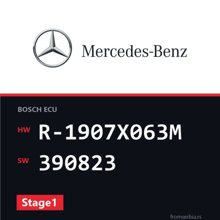 Mercedes-Benz CLS R-1907X063M 390823 Stage1 tuning file
