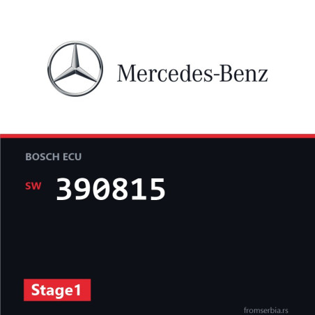 Mercedes-Benz E 280 390815 Stage1 tuning file