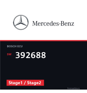 Mercedes-Benz E 320 392688 Stage1 / Stage2 tuning file