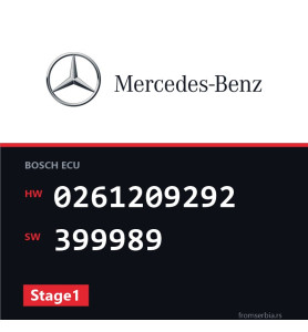 Mercedes-Benz E55 0261209292 399989 Stage1 tuning file