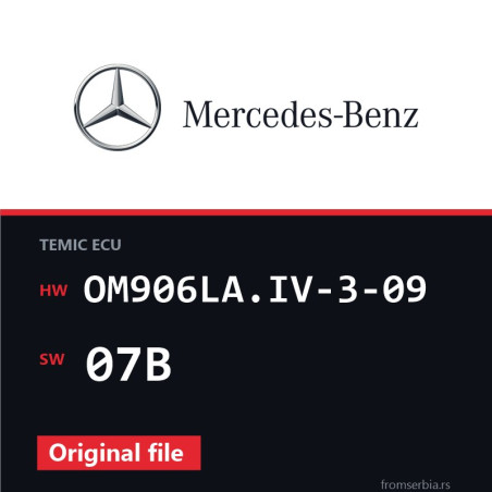 Mercedes-Benz Econic OM906LA.IV-3-09 07B original ECU file