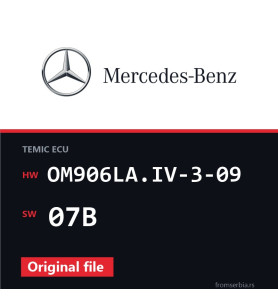 Mercedes-Benz Econic OM906LA.IV-3-09 07B original ECU file