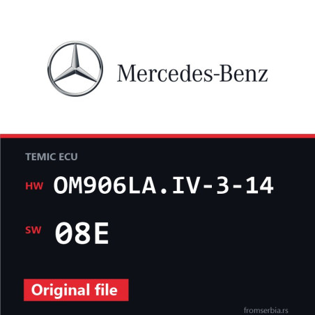 Mercedes-Benz Econic OM906LA.IV-3-14 08E original ECU file
