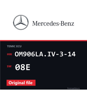 Mercedes-Benz Econic OM906LA.IV-3-14 08E original ECU file