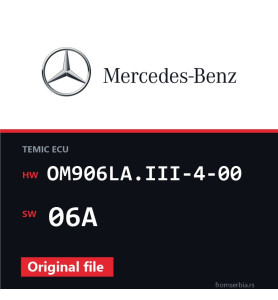 Mercedes-Benz Econic OM906LA.III-4-00 06A original ECU file