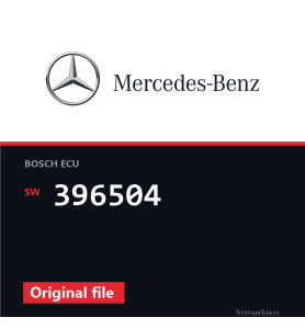 Mercedes-Benz G 320 396504 original ECU file