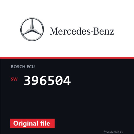 Mercedes-Benz G 320 396504 original ECU file
