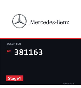 Mercedes-Benz ML 381163 Stage1 tuning file