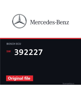Mercedes-Benz ML 392227 original ECU file