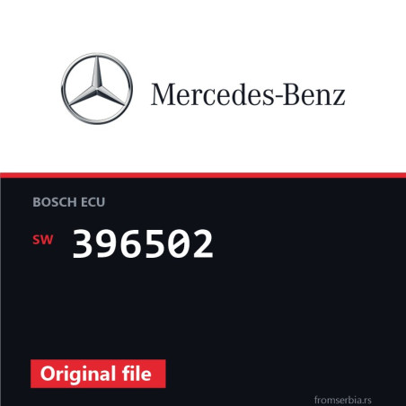 Mercedes-Benz ML 396502 original ECU file