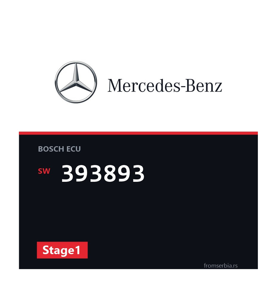 Mercedes-Benz ML 393893 Stage1 tuning file