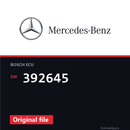 Mercedes-Benz R 320 392645 original ECU file
