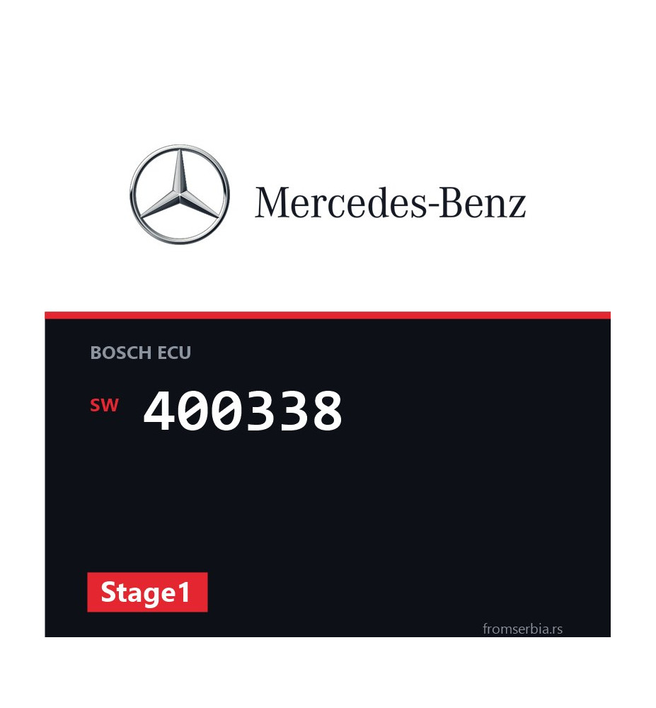 Mercedes-Benz Sprinter 400338 Stage1 tuning file