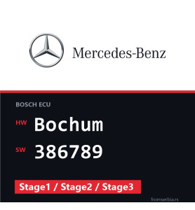 Mercedes-Benz Vito Bochum 386789 Stage1 / Stage2 / Stage3 tuning file
