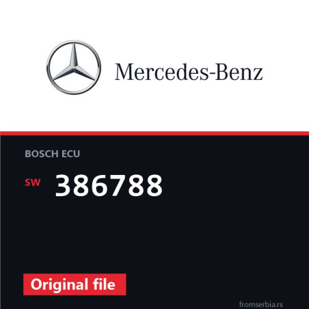 Mercedes-Benz Vito 386788 original ECU file