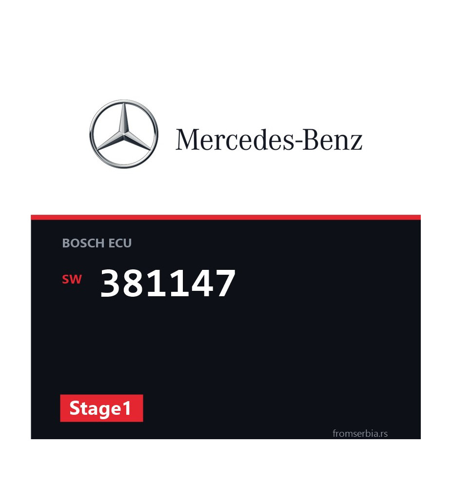 Mercedes-Benz Vito 381147 Stage1 tuning file