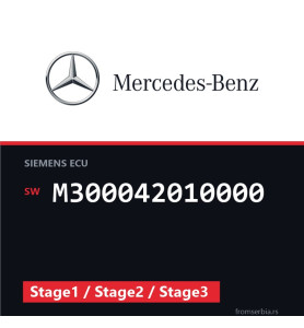 Mercedes-Benz M300042010000 Stage1 / Stage2 / Stage3 file