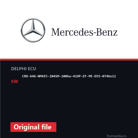 Mercedes-Benz CRD-646-NMA9J-204SM-100kw-41OP-EF-ME-D55-0746x12 origina