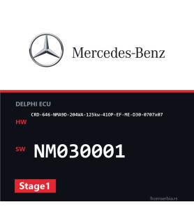 Mercedes-Benz CRD-646-NMA9D-204WA-125kw-41OP-EF-ME-D30-0707x07 NM03000