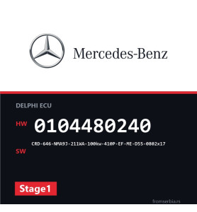 Mercedes-Benz 0104480240 CRD-646-NMA9J-211WA-100kw-410P-EF-ME-D55-0802