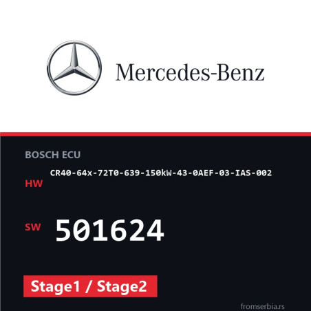 Mercedes-Benz CR40-64x-72T0-639-150kW-43-0AEF-03-IAS-002 501624 Stage1
