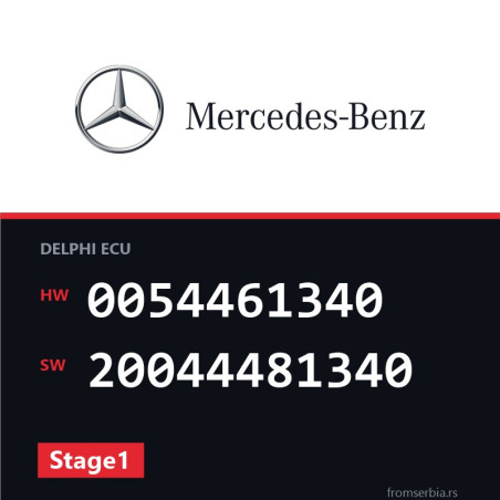 Mercedes-Benz C 200 0054461340 20044481340 Stage1 tuning file