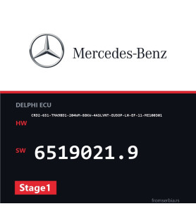 Mercedes-Benz CRD2-651-TMA9BD1-204WM-88KW-4ASLVNT-EU5OP-LH-EF-11-ME100