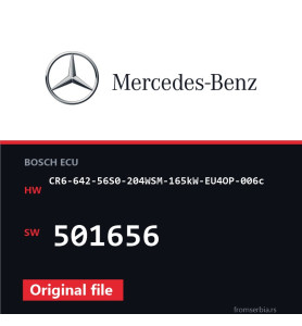 Mercedes-Benz CR6-642-56S0-204WSM-165kW-EU4OP-006c 501656 original ECU
